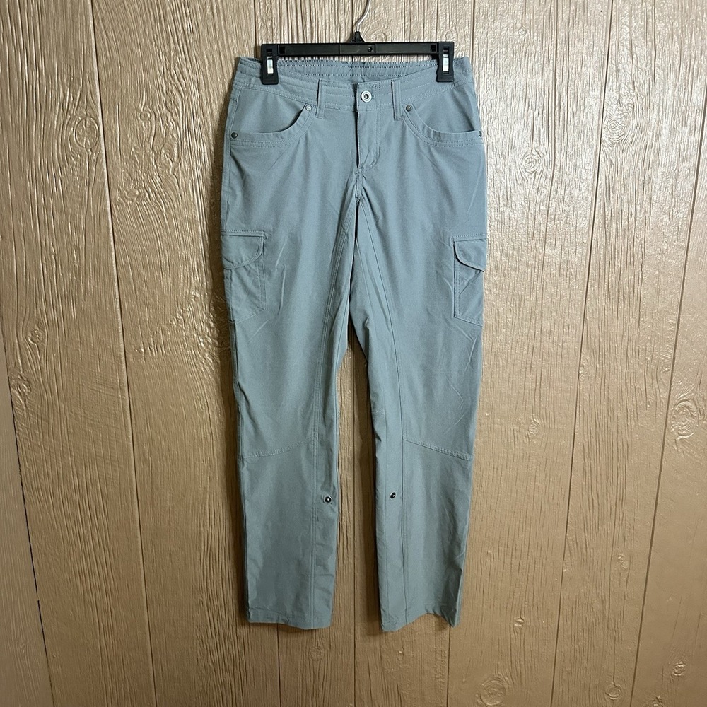 Kuhl Horizon Skinny Cargo Pants in Slate Sz 4 Hiking Outdoors Workwear Gorpcore